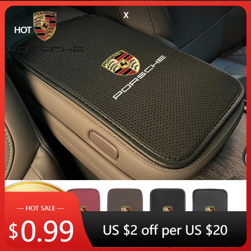 

Наклейка на автомобиль для Porsche Cayman, Cayenne, 911, Macan, защитный коврик для центральной консоли и подлокотника для Porsche Panamera, Taycan