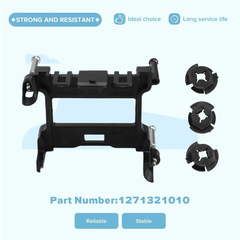 A76T-ACC Cruise Radar Car Bracket 1271321010 With 3 Buckles For Changan CS75 Roewe RX5 MG ZS A3 BYD ACC Installation Set Ki