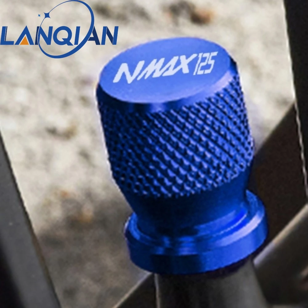 

2PSC Motorcycle CNC Aluminum Tire Valve Air Port Stem Cover Caps For Yamaha NMAX 125 NMAX125 2015-2022 2021 2020 2019 2024 2023