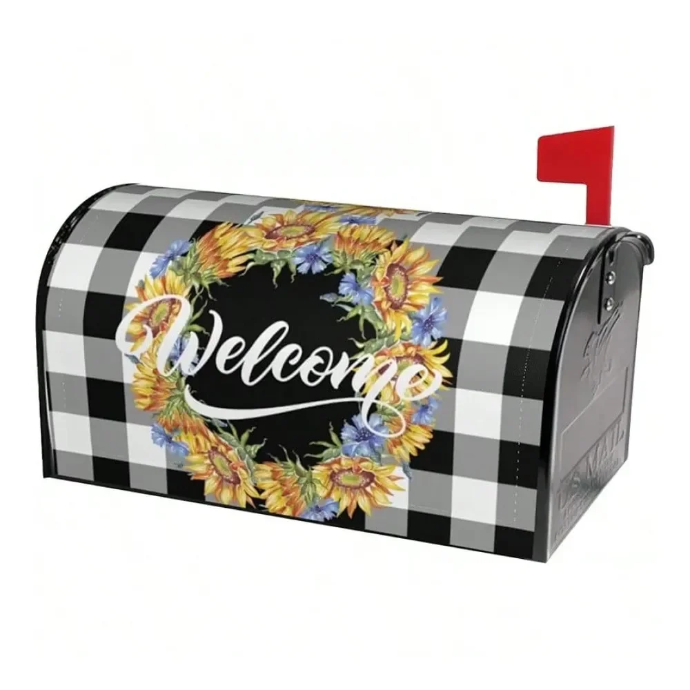 

Магнитные чехлы для почтовых ящиков стандартного размера 18x21, весенне-летние, для праздничного декора двора 2025