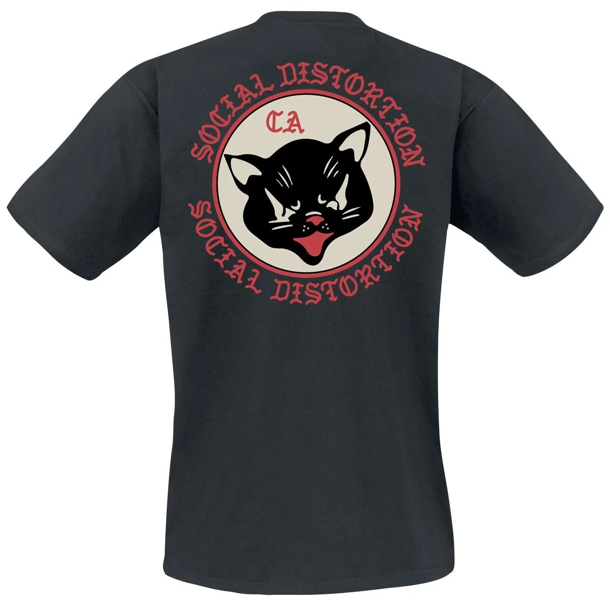 Social Distortion 1979 Dancing Skeleton Print Schwarzes Baumwoll-T-Shirt Herren Punk Unisex T-Shirt – Detail 3