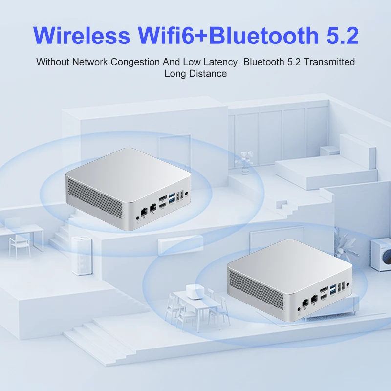 ミニPCゲーマーデュアルイーサネットポート,m.2,ddr4,wifi6,win11,i7,1255u,i7-1255U GHz,最大1.7GHz,m.2,ddr4,新しいコレクションをサポート
