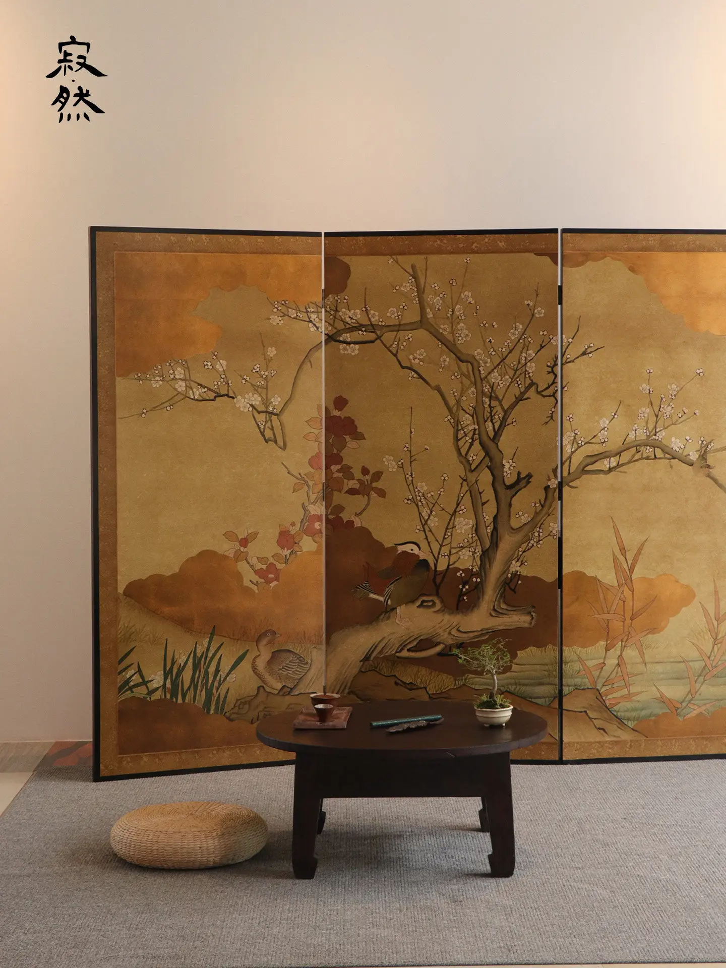 LMM Song Dynasty Aesthetics Screen Partition Living Room Hotel Entrance Entrance Block Folding