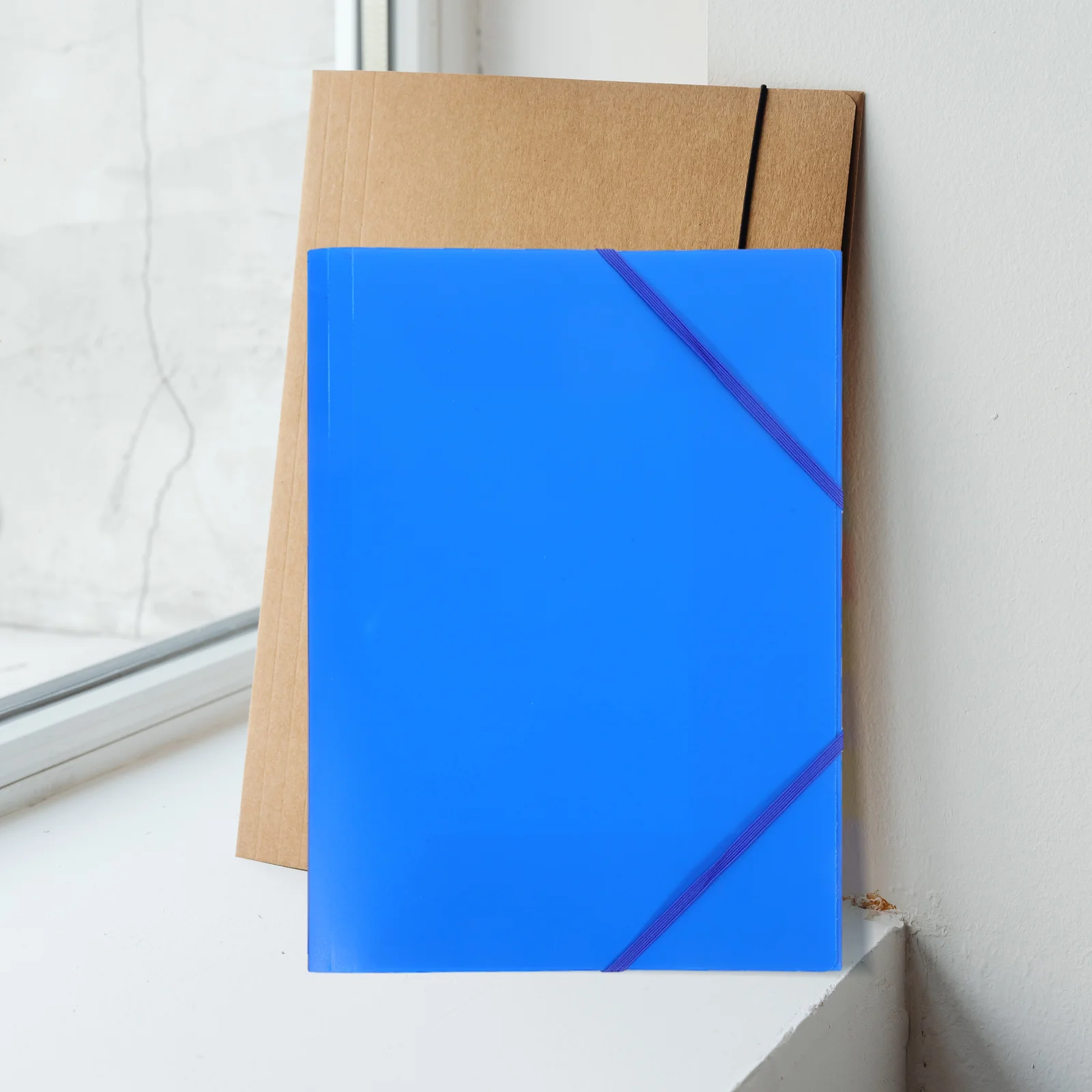 3 pcs Folding File Folder Elastic Band Multi-Functional Document Organizer Office School Portable Storage Expandable Holder