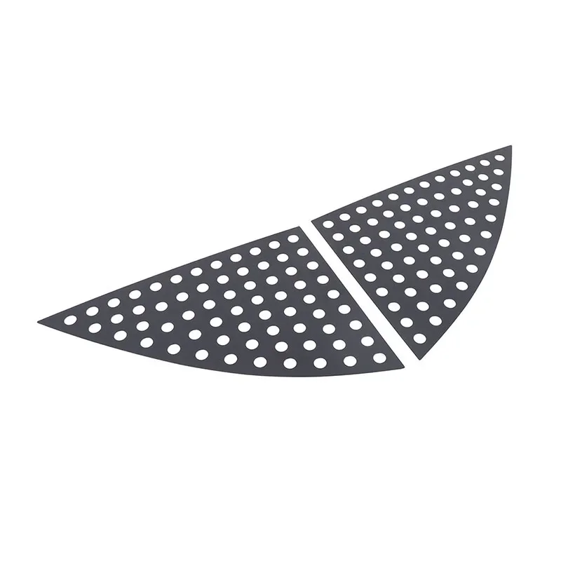 For Lotus EMIRA 2021-2023 Aluminum Alloy Black car rear triangle window honeycomb board decoration sticker exterior accessories