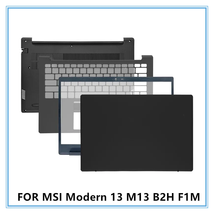 

For MSI Modern 13 M13 B2H F1M Laptop LCD Back Top Cover/Front Bezel Frame/Palmrest Keyboard Frame/Bottom Cover Case