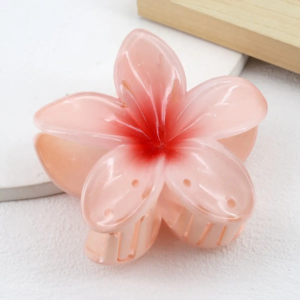 Летний супер фея с пятью лепестками цветок в стиле отпуска Frangeria зажим для захвата зажим в виде акулы акриловый цветок захват для волос аксессуары для волос