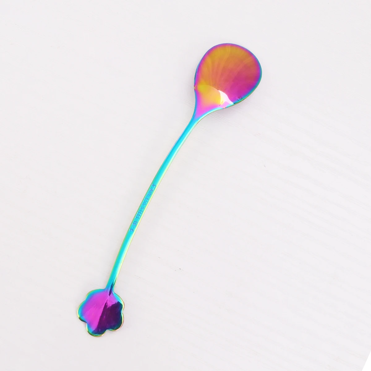 

Stainless Steel Coffee Spoon Four-Leaf Clover Design Anti-Rust Gold Plated Dessert Scoop For Home Restaurant Use Unique