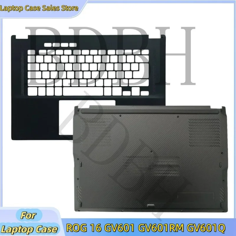 New Laptop for ASUS ROG 16 GV601 GV601RM GV601Q Upper Palmrest Cover C Shell/Bottom Base Cover D shell