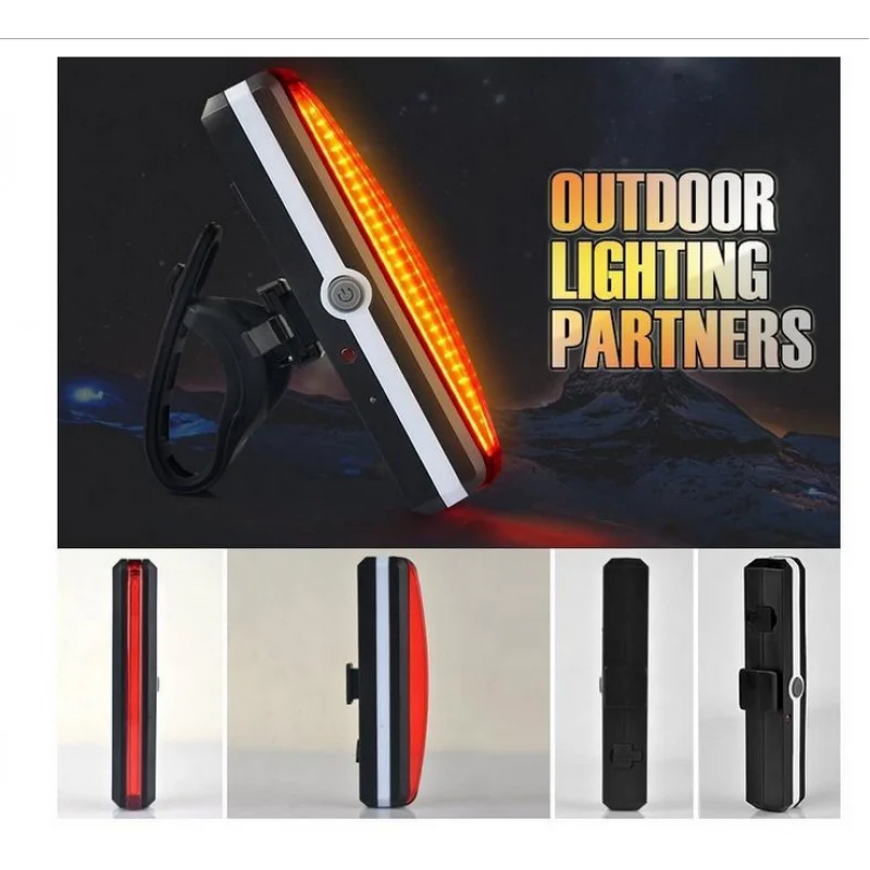 2256 Mountain Bike German Front Light 300 Lumen High Bright Night Riding Light USB Charging Front Light Suit