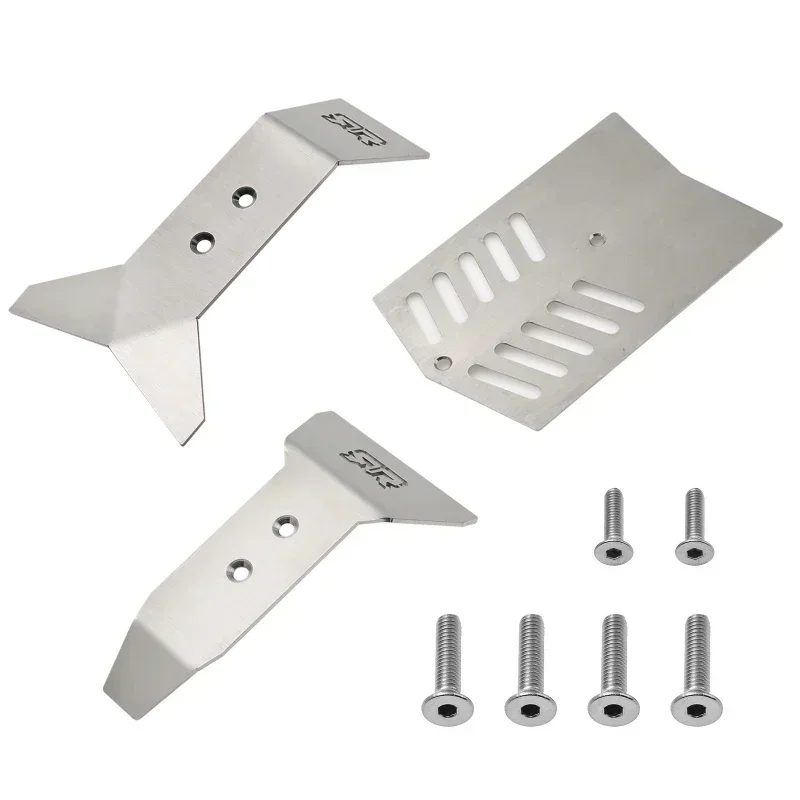 Шасси из нержавеющей стали, радиоуправляемая гоночная машина, броня для Arrma 1/8 Nero 6S Big Rock AR106017, детали для обновления радиоуправляемого автомобиля