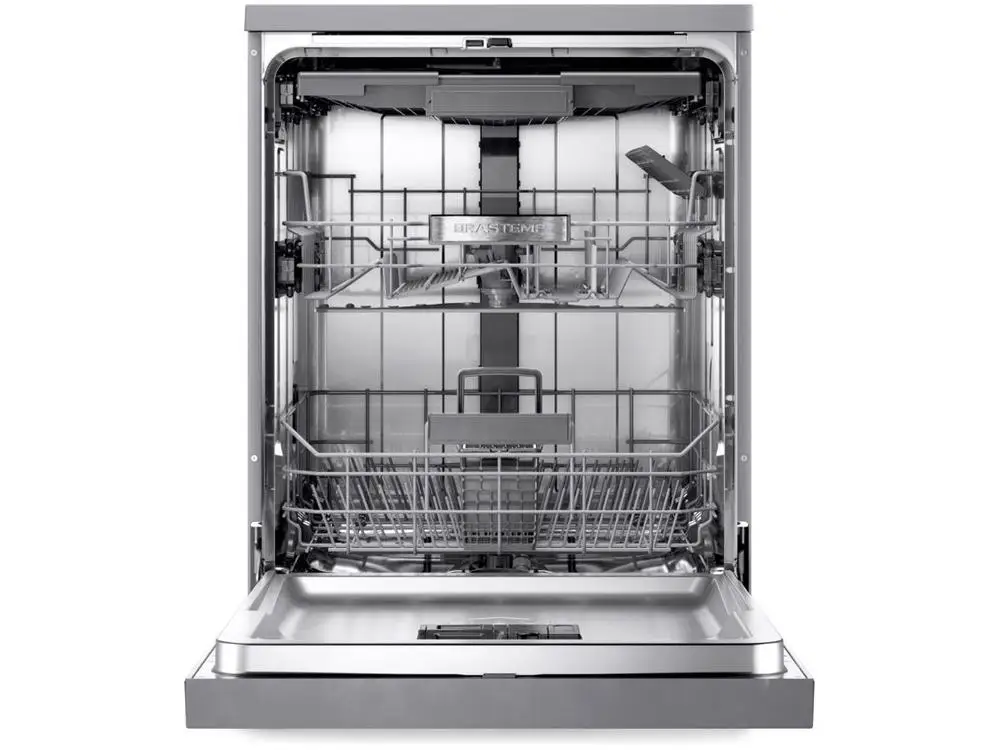 Lava-louças Brastemp de Embutir 15 Serviços BLF61AR Inox - 110V