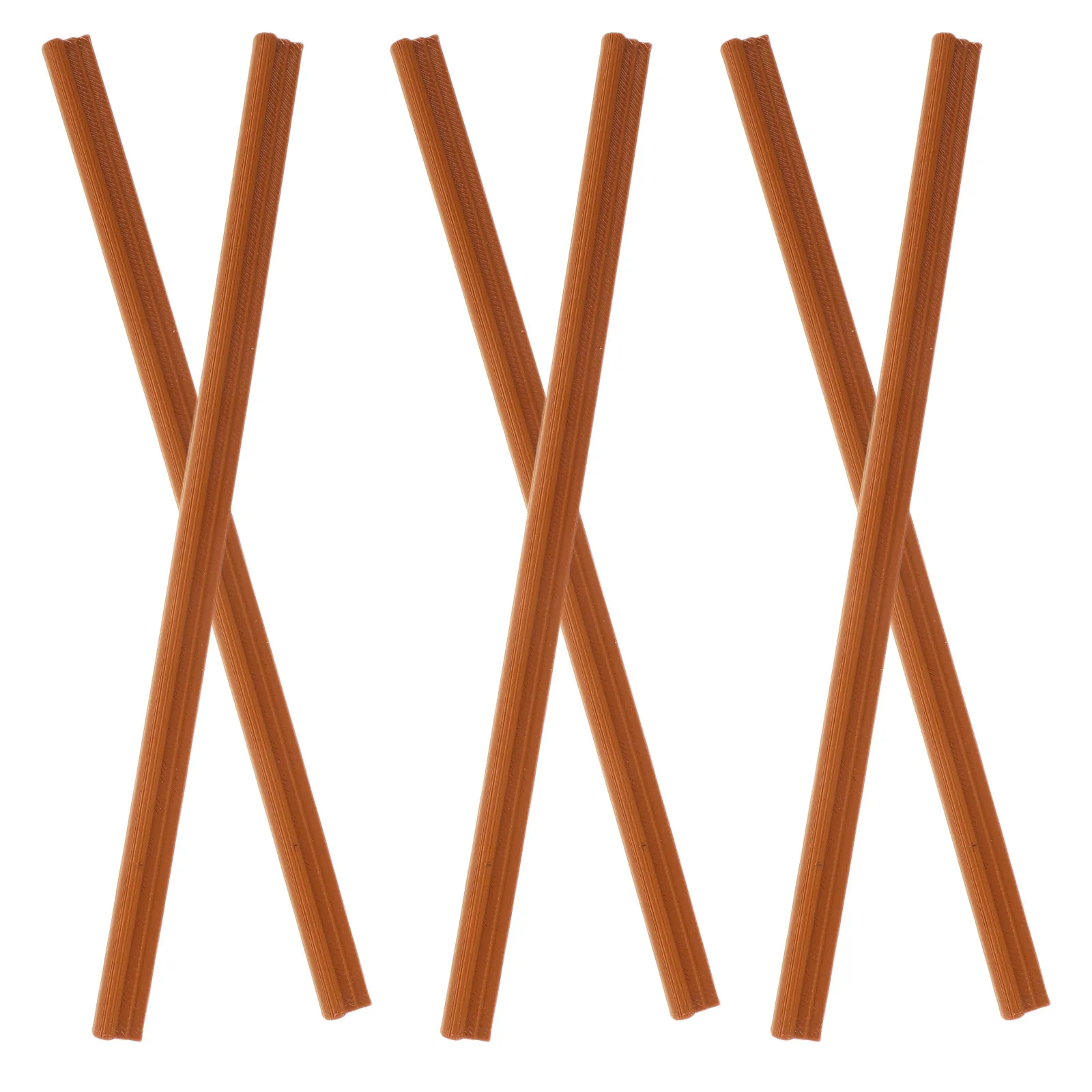 

6Pcs Miniature Dollhouse Trim Baseboard Strips Decorative Molding Kit DIY Scenic Craft Supplies 7.87x0.39x0.20in Mini House Wall