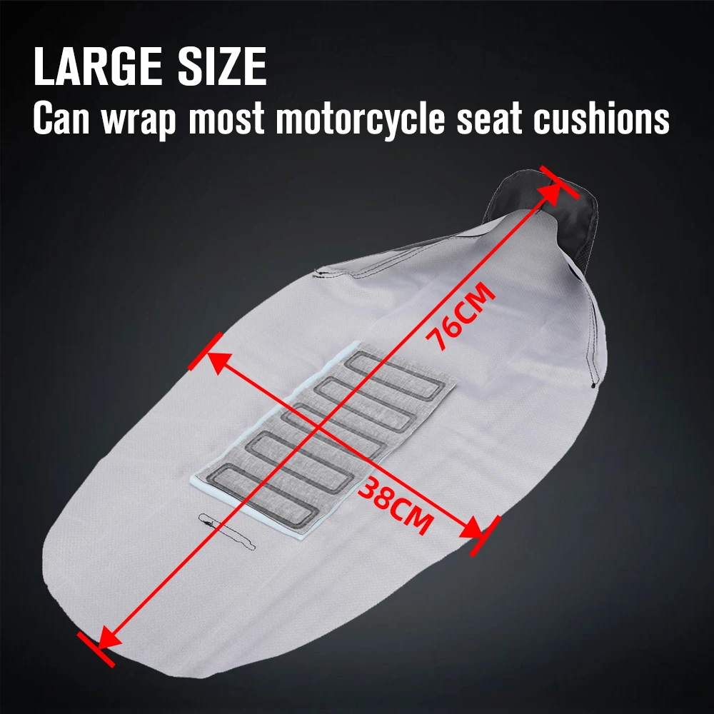 Motorcycle Accessories Seat Cover Waterproof Non-slip Design Universal For Honda KTM YAMAHA KAWASAKI CRF XC EXC 85 125 150 250 image 5