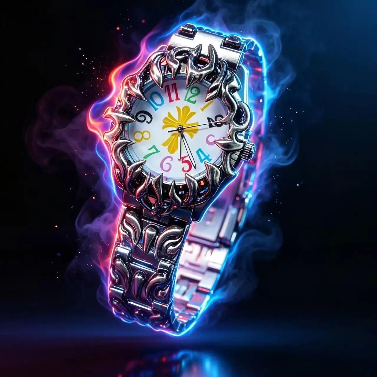 New Y2K Cobweb Claw Men's Quartz Watches Vintage Cross Iris Watch Metal Strap Fashion Personalized Luminous Wristwatch gift
