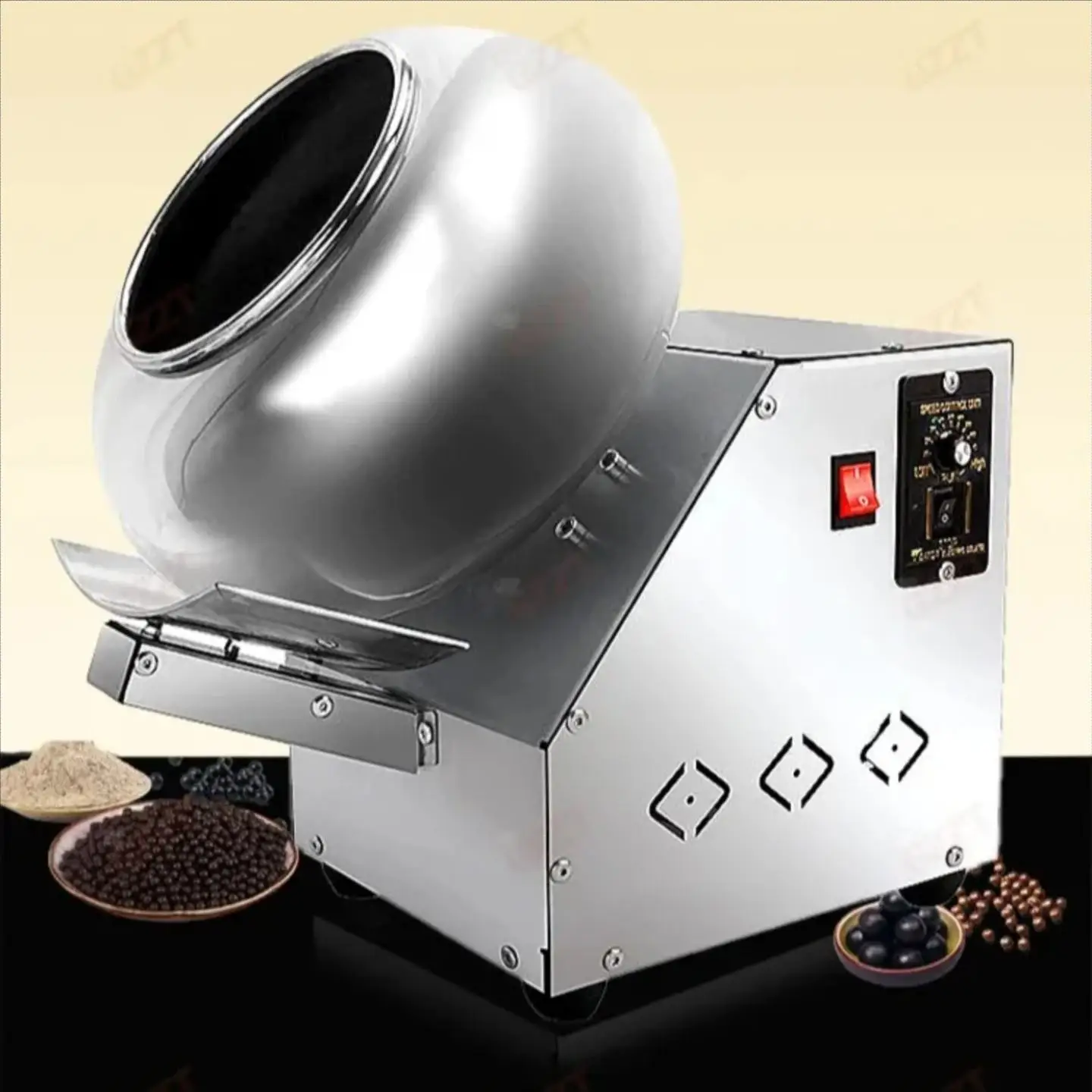 

%e FORTop Quality Dingli BY-300 Commercial Industrial Automatic Dragee Polishing Machine Machine Dragees&