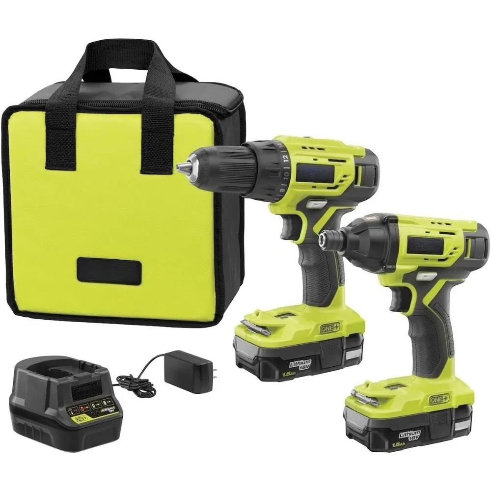 P1817 Drill Driver R18PD3-0 Screwdriver R18ID2 (2x2.0Ah)