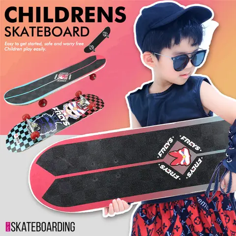 7-Layer High-quality Wood Deck Double Kick Standard Skateboards For kid 30 inch Skateboard Double Kick Skate Board，Teen，Beginner