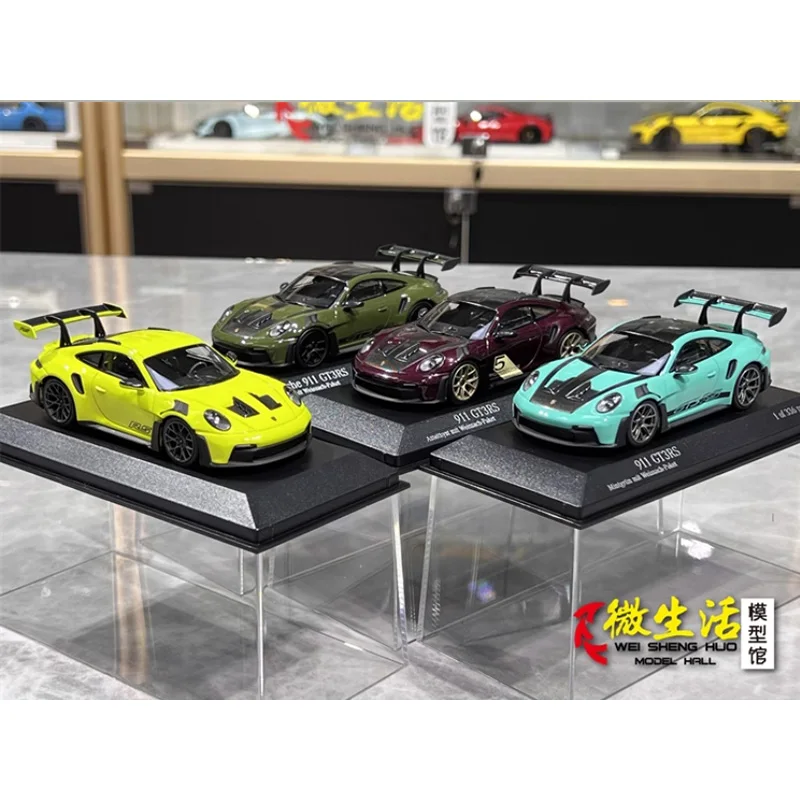 Minichamps 1:43 Scale 911 992 GT3 RS 2023 Alloy Simulation Car Model Classic Adult Collection Static Display