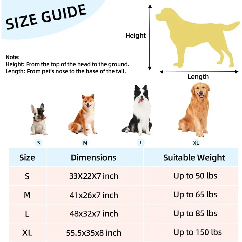 Erhöhtes Hundebett für den Außenbereich – erhöhte Hundebetten für große Hunde, einfach zu montieren, kühlendes, angehobenes Haustierbett