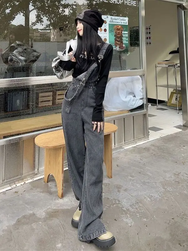 

Джинсовые комбинезоны для похудения для женщин с боковыми разрезами, весна-осень 2021, мояние больших размеров, милые Agel Personali