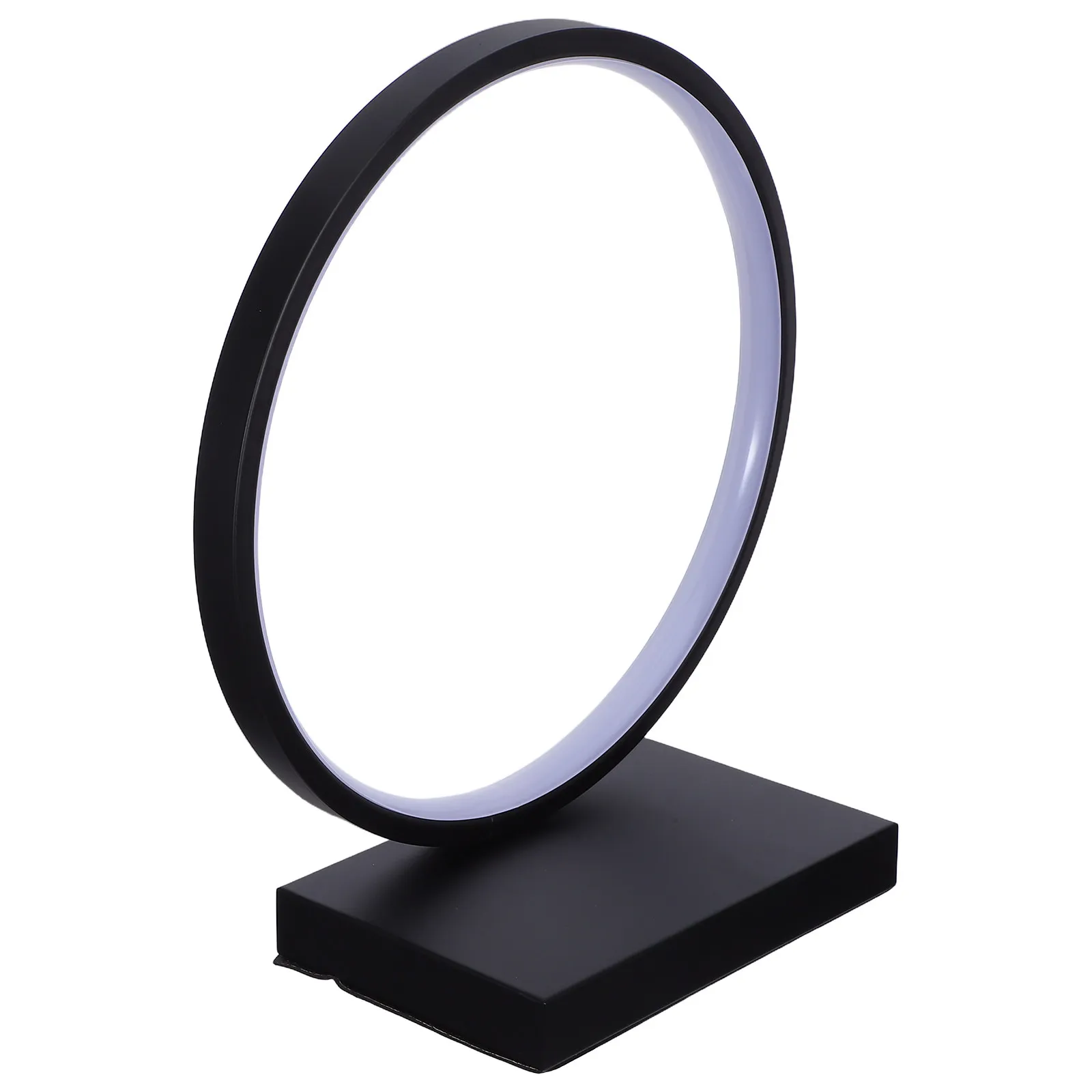 

Modern Circle Lamp Lamp Artistic Bedside Night Light Adjustable Brightness for Bedroom Living Room Decoration
