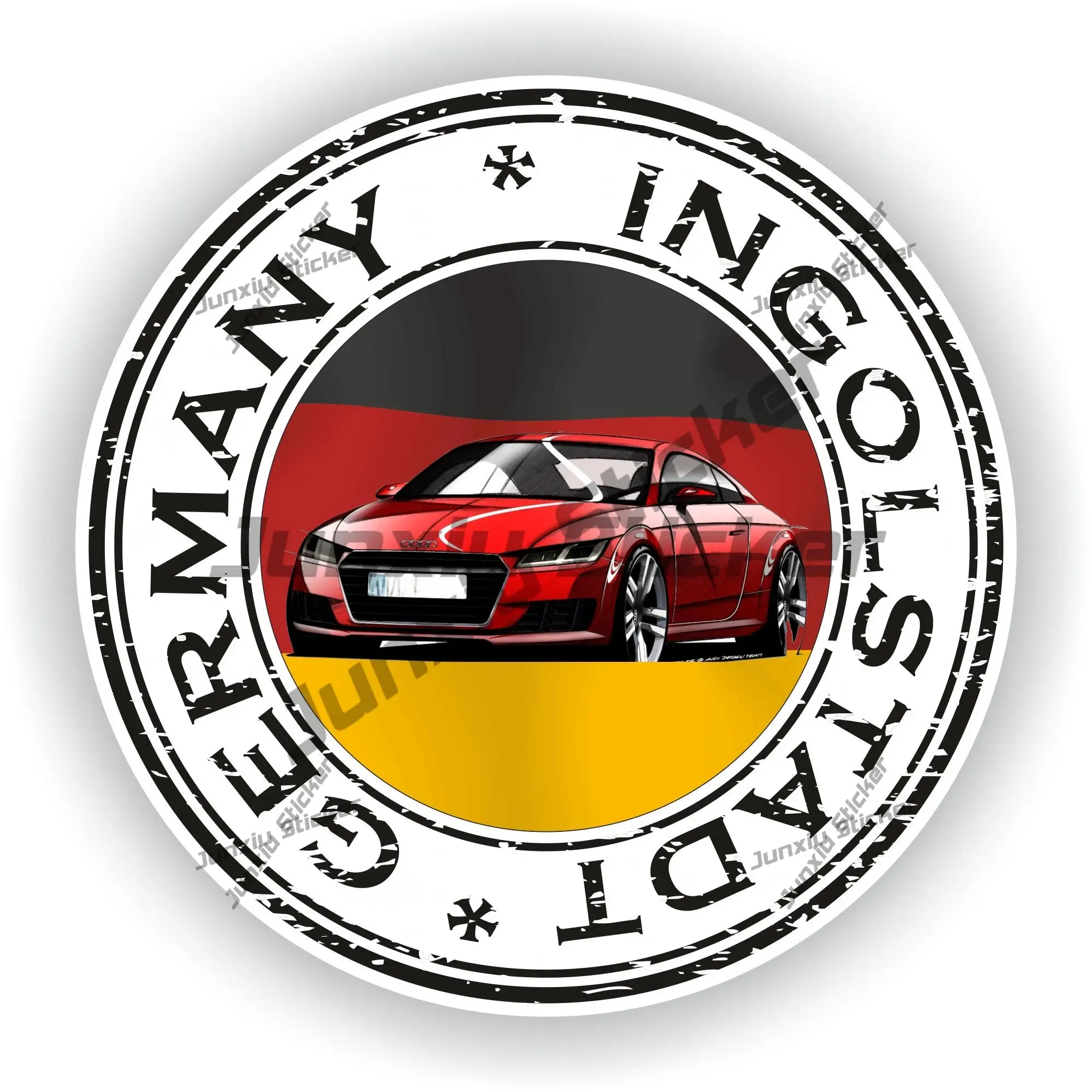 

Frankfurt Am Main Bremen German Flag Emblem Sticker Made in Germany Baden-Wurttemberg Bremen City Country Code Oval Sticker PVC