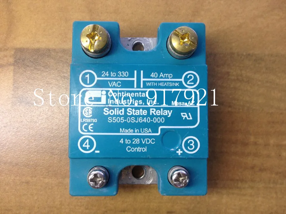 

[ZOB] The original Continental S505-0SJ640-000 import 40A solid state relay --2pcs/lot