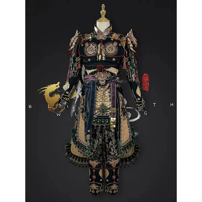 

Черный Миф Wukong COS Server Game Аниме COSPLAY Броня Одежда в китайском стиле Броня C Сервер Полный комплект Top Gear