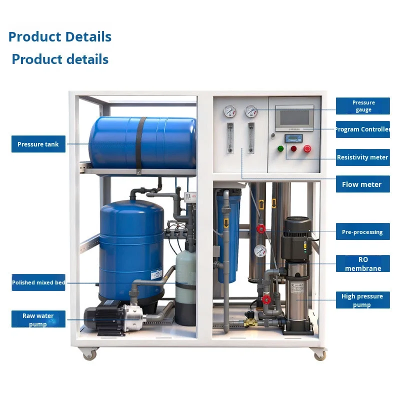 Boat Watermaker RO Machine Water Maker From Sea Water System Plant Pump Industrial Commercial Raw Sea Water Filter