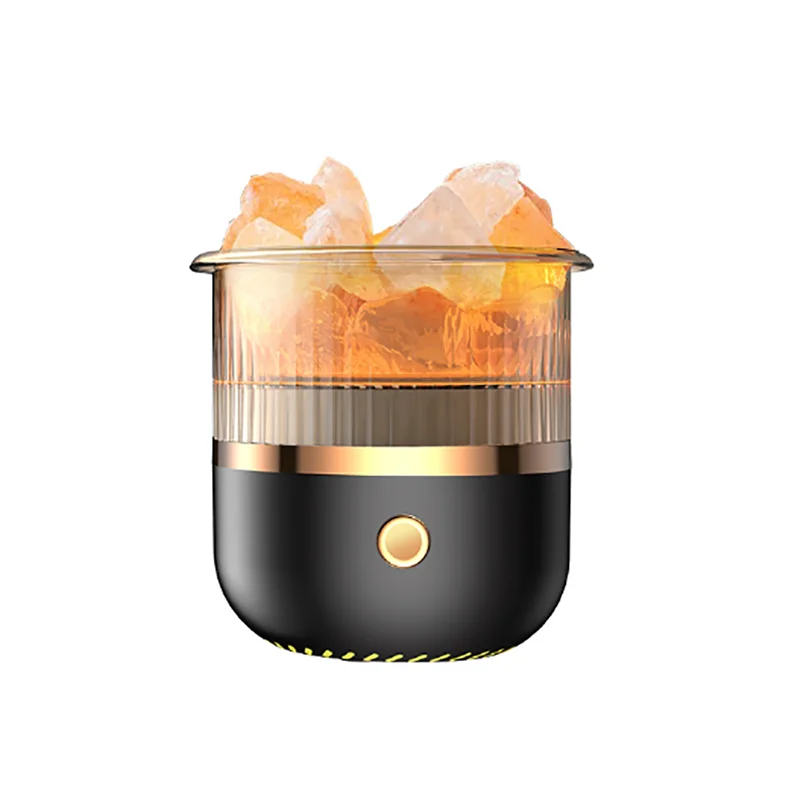 Crystal Salt Stone Usb Aroma Essential Oil Diffuser Air Purifier 7 Color Led Light Ultrasonic Cool Mist Mini Humidifier