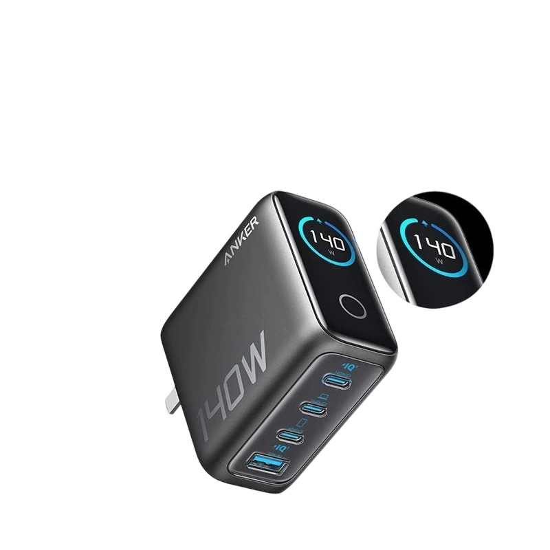 A2697 140W High-Power PD3.1 4-in-1 3 USB + Type-C ABS Charger