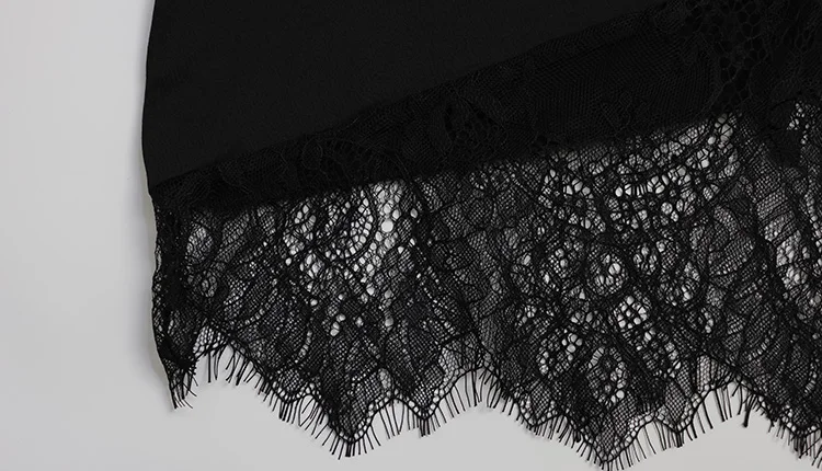 CNYISHE Strapless Solid Lace Patchwork Women Dresses Sheath Sexy Club Hip Wrap Bodycon Vestidos Female Outfits Party Chic