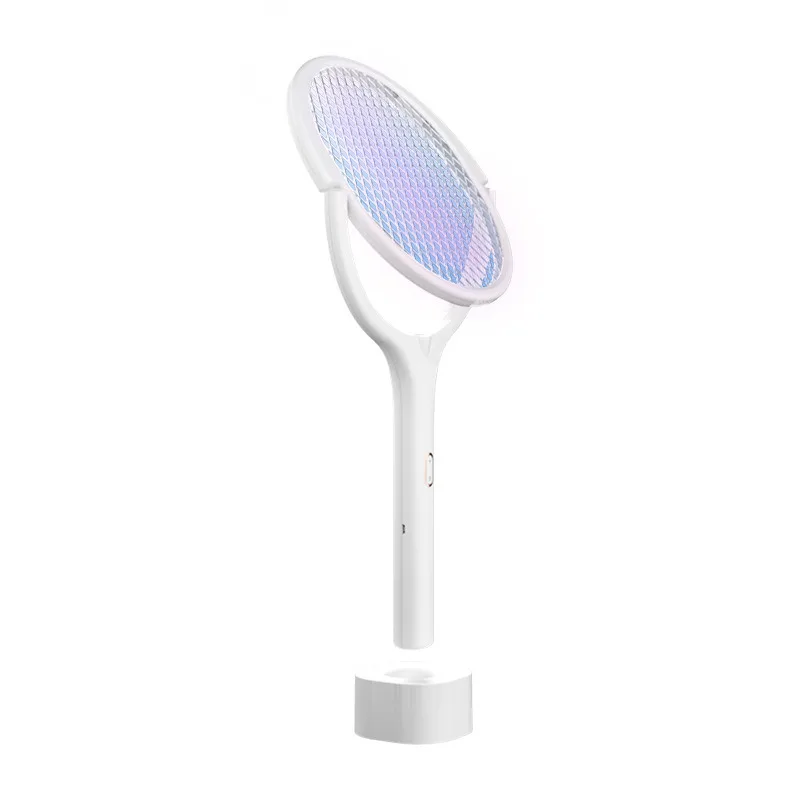 Home portable mosquito killer lamp with base USB charging adjustable angle mosquito killer swatter