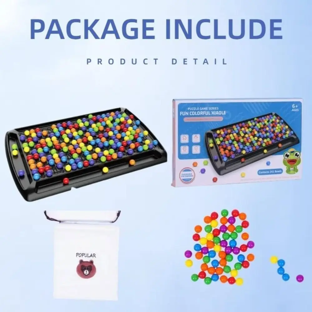 

Пластиковая интеллектуальная шахматная доска, интеллектуальная мозговая игра для родителей и унисекс, настольная игра, Радужный шар, соответствующая взаимодействия, игрушка-головоломка