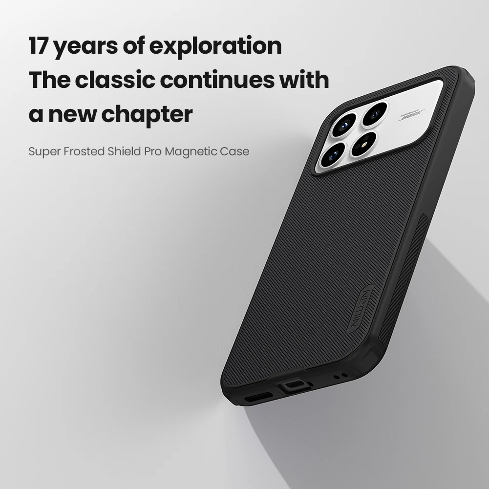 NILLKIN For Poco F8 Pro Case Fitted Case Magnetic Super Frosted High Quality Shield Matte PC Cover For Poco F8 Pro