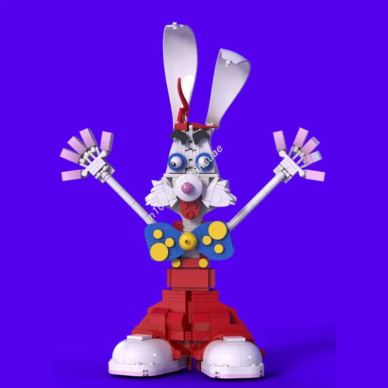 

507 шт. MOC Роджерс Кролик Строительные блоки Рождественский праздник Time-Killing Набор задач Конструкция Детские игрушки Подарок на день рождения