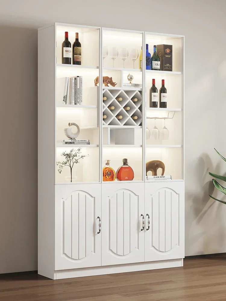 

Luxury Design Wine Cabinet Wooden Bar Shelf Collect Storage Bookcase Wine Cabinet Gabinete Gamer Armario Para Vinos Furniture