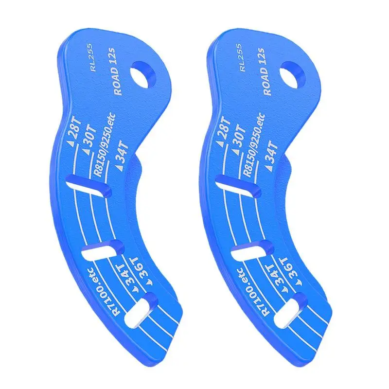 

Bikes Chain Gap Adjustment Tool 2X Adjustment Gauge Guide Tool 12 Speed Rear Derailleur Setup Tool For Hiking Road City Mountain