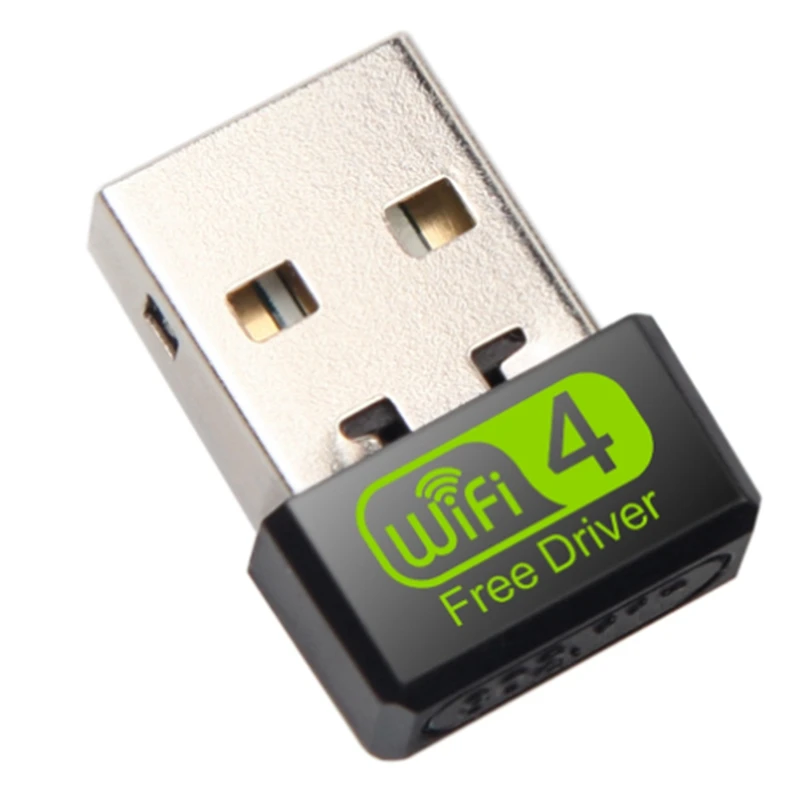 1 PCS 150Mbps USB 2.4G Wifi Receiver Drive Free Wifi Adapter For Laptop Desktop Computer