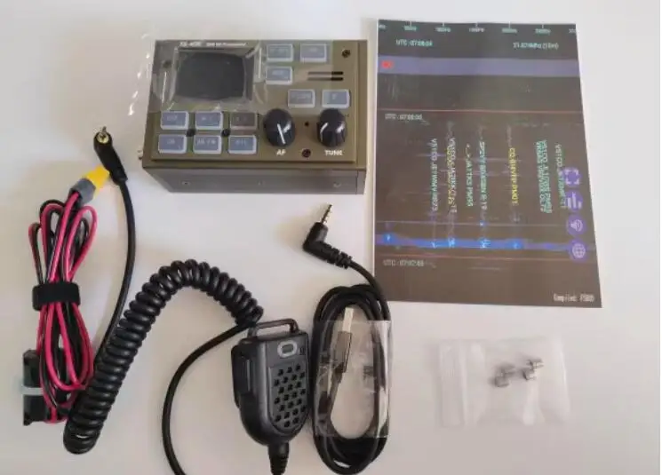 Imagem -02 - Transceptor de Rádio Amador com Placa de Som Ssb cw am fm tx Fx4cr hf Sdr 500khz a 50mhz 3.5m a 29mhz Novo