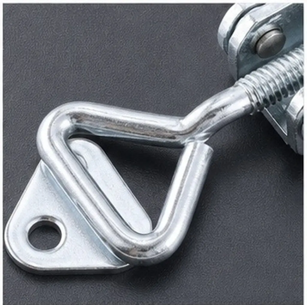 8Pcs Adjustable Lock Hasp Toggle Clamp Pull Latch for Doors Cabinets Tool Boxes Automotive Applications Quick Release Zinc