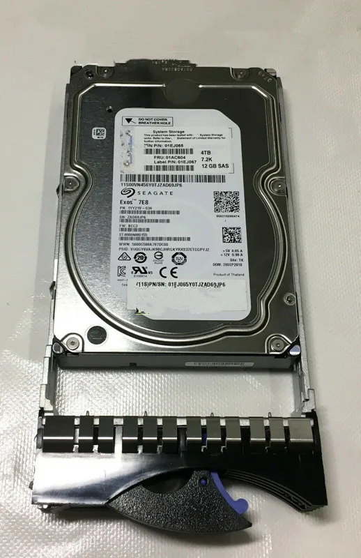 01AC604 01EJ065 01EJ067 4T SAS 12G 3.5 hard drive V5000 Gen2 HDD