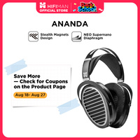 HIFIMAN Ananda Stealth Magnet Open-Back Over-Ear Full-Size Planar Magnetic Hi-Fi Headphones