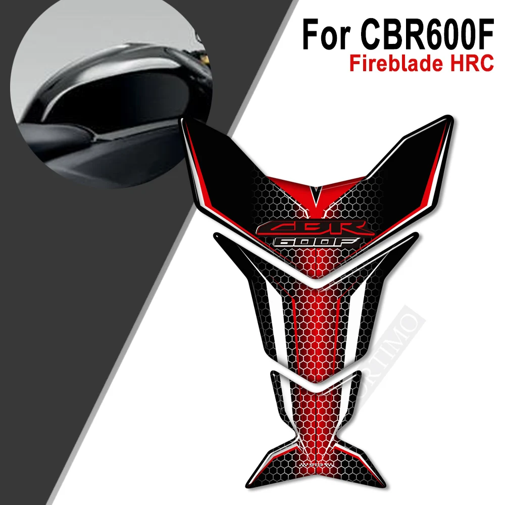 

For Honda CBR600F CBR 600F 600 F Fireblade HRC Motorcycle Fuel Oil Tank Pad Protector Stickers Decals Kit