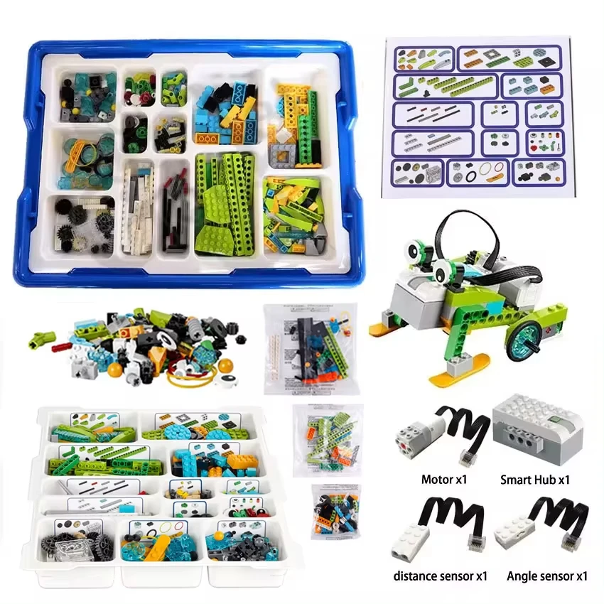 Nieuwe Technische Wedo 2.0 Robotica Bouw Kernset Bouwstenen Compatibel Met 45300 Educatieve Diy Speelgoed Geschenken