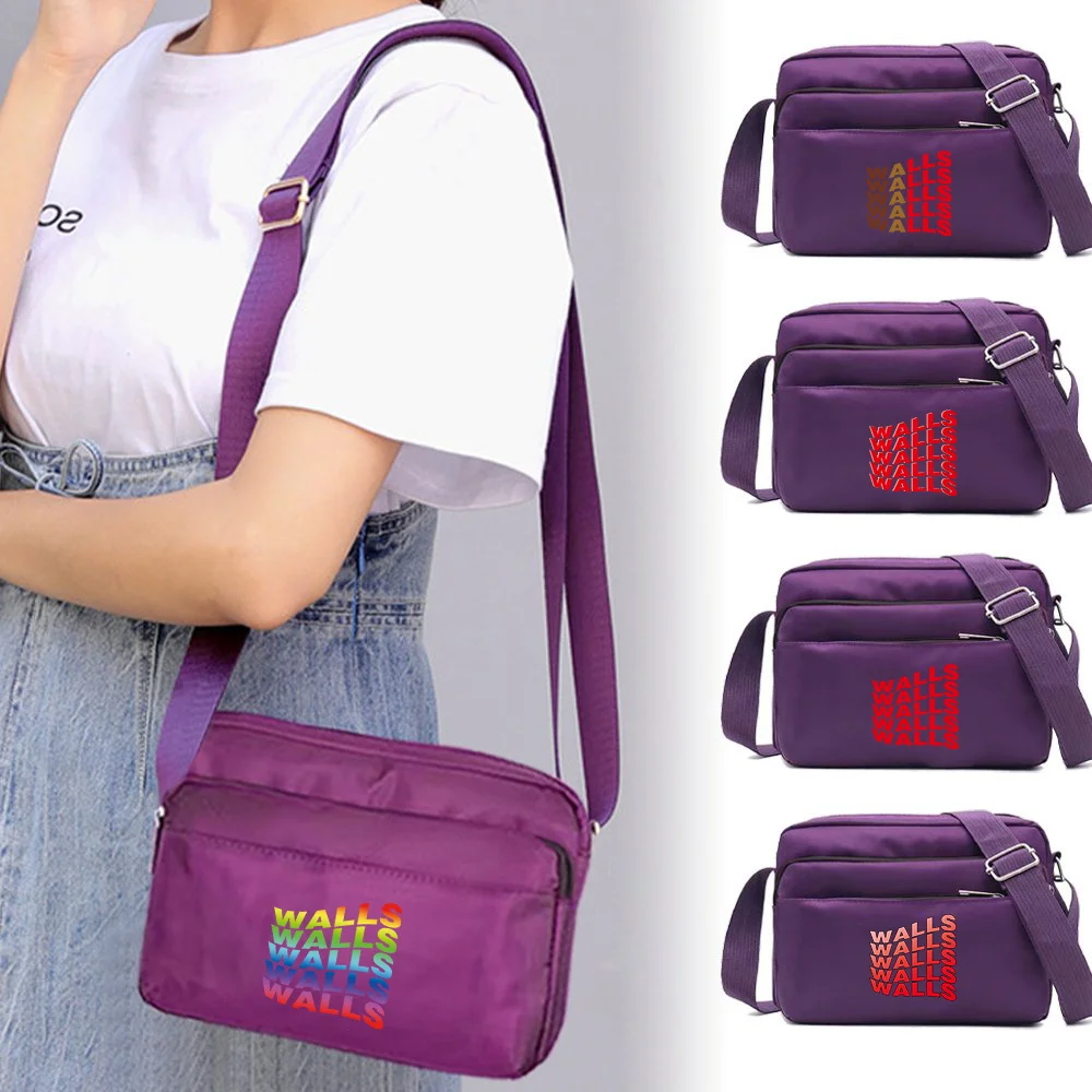 

Women Crossbody Bag New Fashion Trend Travel Essential Walls Pattern Printing Series Outdoor Travel High Quality Durable