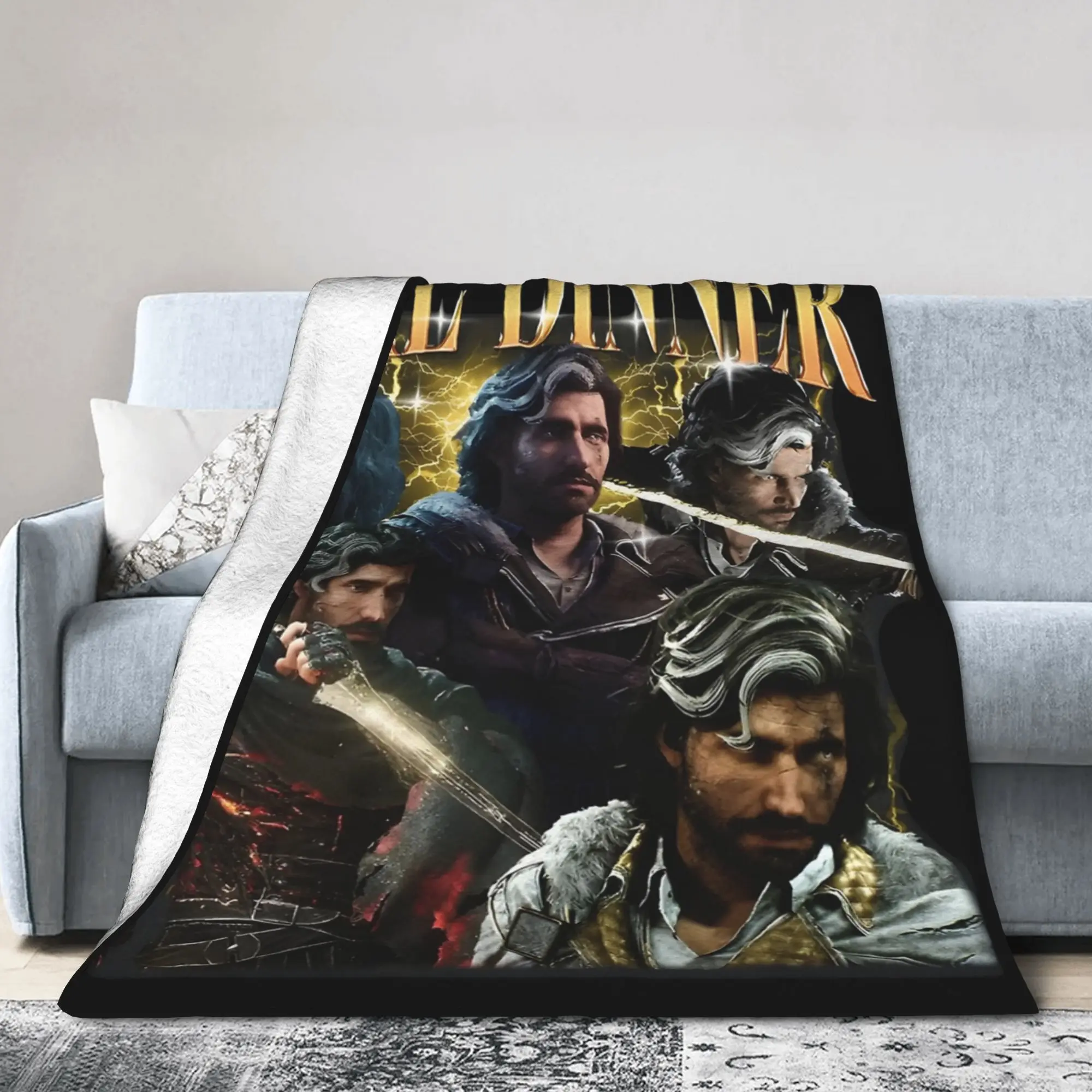 Verso Clair Obscur Expedition 33 Gamer Blankets Velvet All Season  Portable Thin Throw Blankets for Bedding Travel Bedspread