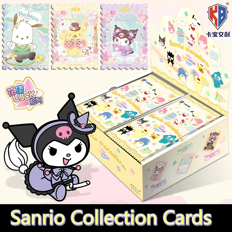 คาบาโอ ซานริโอตัวละครเฮลโลคิตตี้ ซินนามอนโรล คุโรมิ โพลารอยด์คอลเลกชันการ์ดกล่องตาบอดคาวาอิการ์ดของเล่นของขวัญวันเกิดของเด็กผู้หญิง