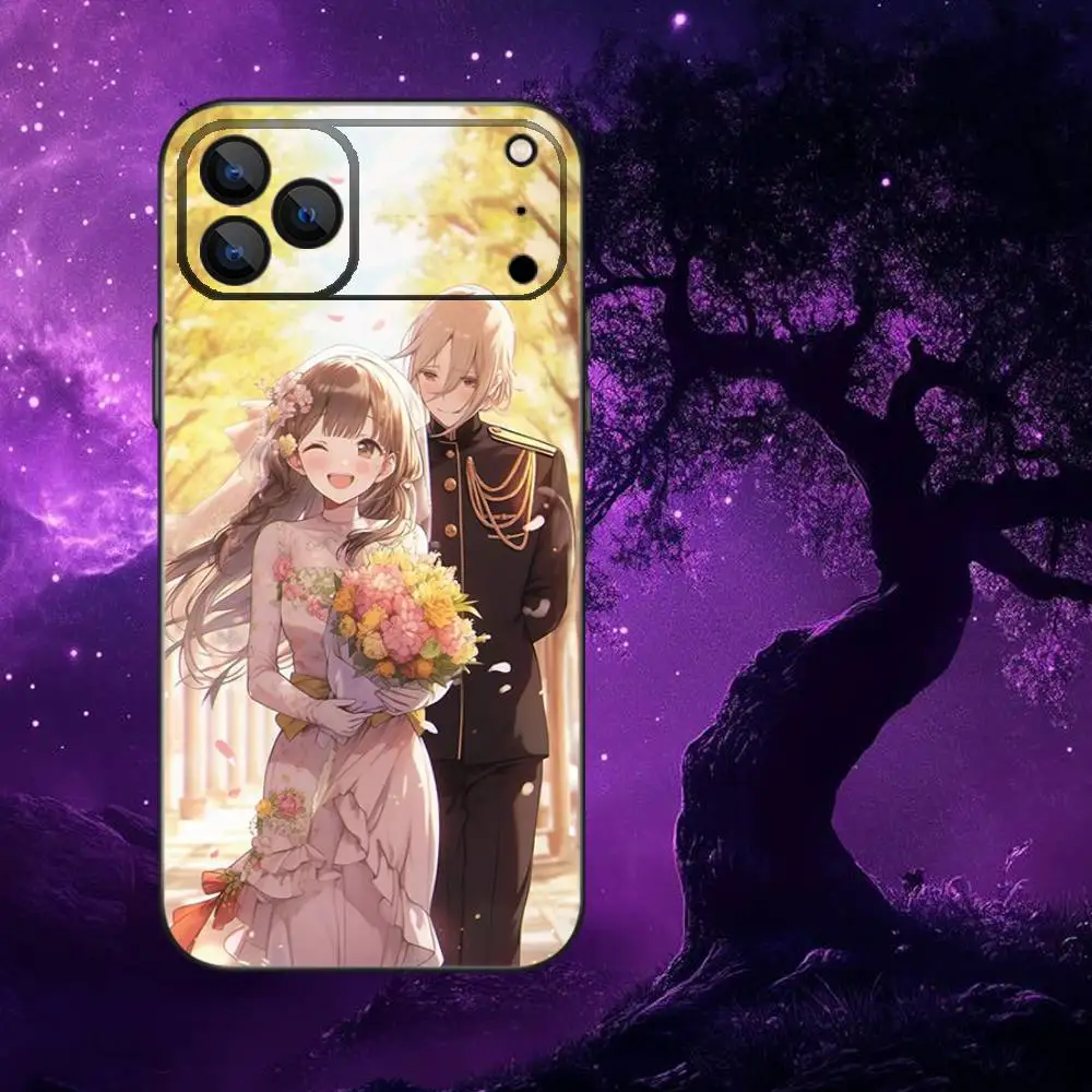 Anime My H-Happy M-Marriage Phone Case For iPhone 17,16,15,14,13,12,Pro,Max,Plus,E,SE4,Air,Mini Black Soft Box